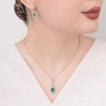 نیم ست زنانه نقره جواهری مدل - Women's silver jewelry semi-set, model (NI R47) - Image 3