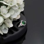 انگشتر نقره زنانه نگین رنگی مدل (RI R175) - Women's silver ring with colored stone, model - Image 4