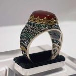انگشتر عقیق شاهی - Royal agate ring - Image 2