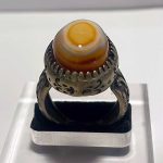 انگشتر کربلا دنده نقره - Karbala ring with silver band - Image 4