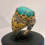 انگشتر فیروزه نیشاپور - Nishapur firouzeh ring - Image 2